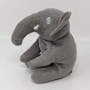 Ikea Plush Elephant Baby Stuffed Animal Sown Eyes